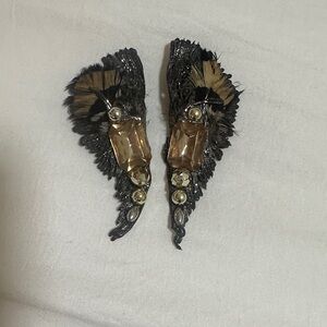 Vintage earrings from the 60s. Handcrafted.